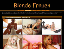 Tablet Screenshot of blonde-frauen.com